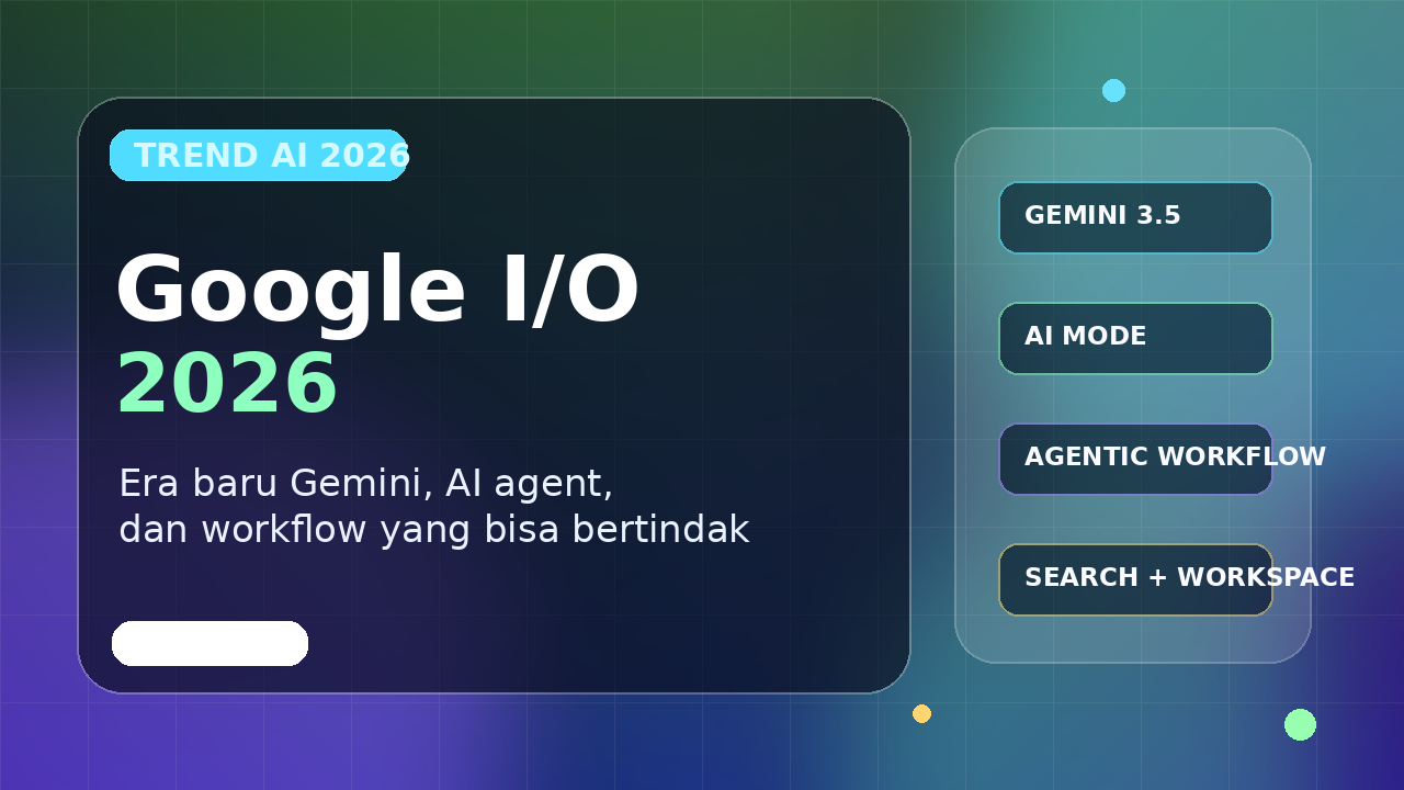 Google I/O 2026 dan era agentic AI dari Gemini