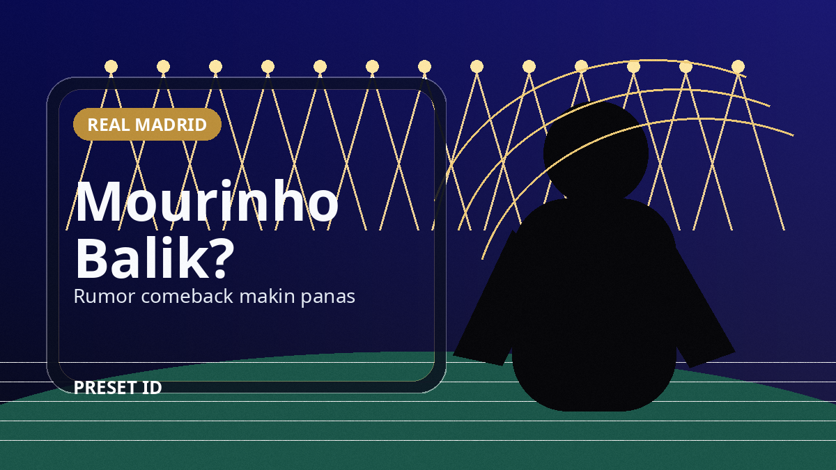 Mourinho Balik ke Real Madrid - Preset ID