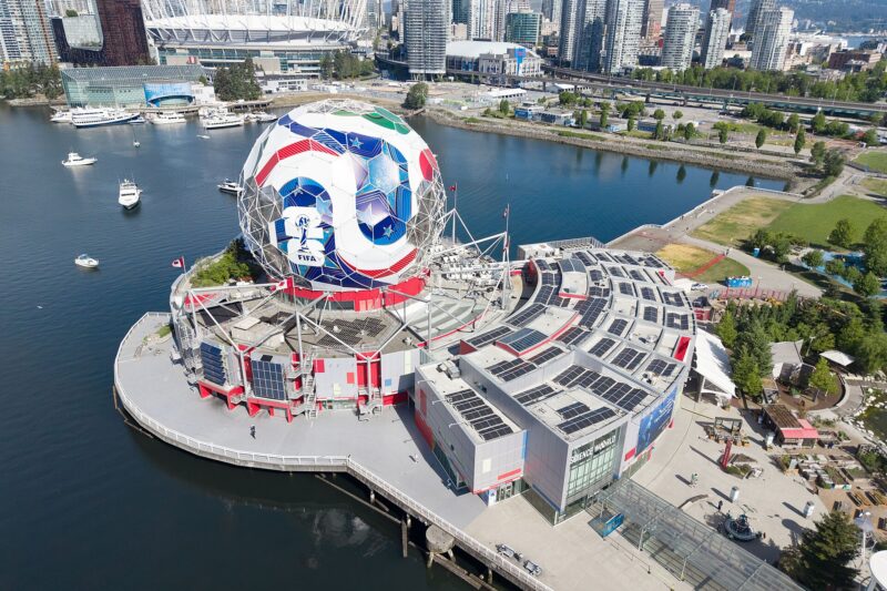 Science World Vancouver dihias menjelang Piala Dunia FIFA 2026