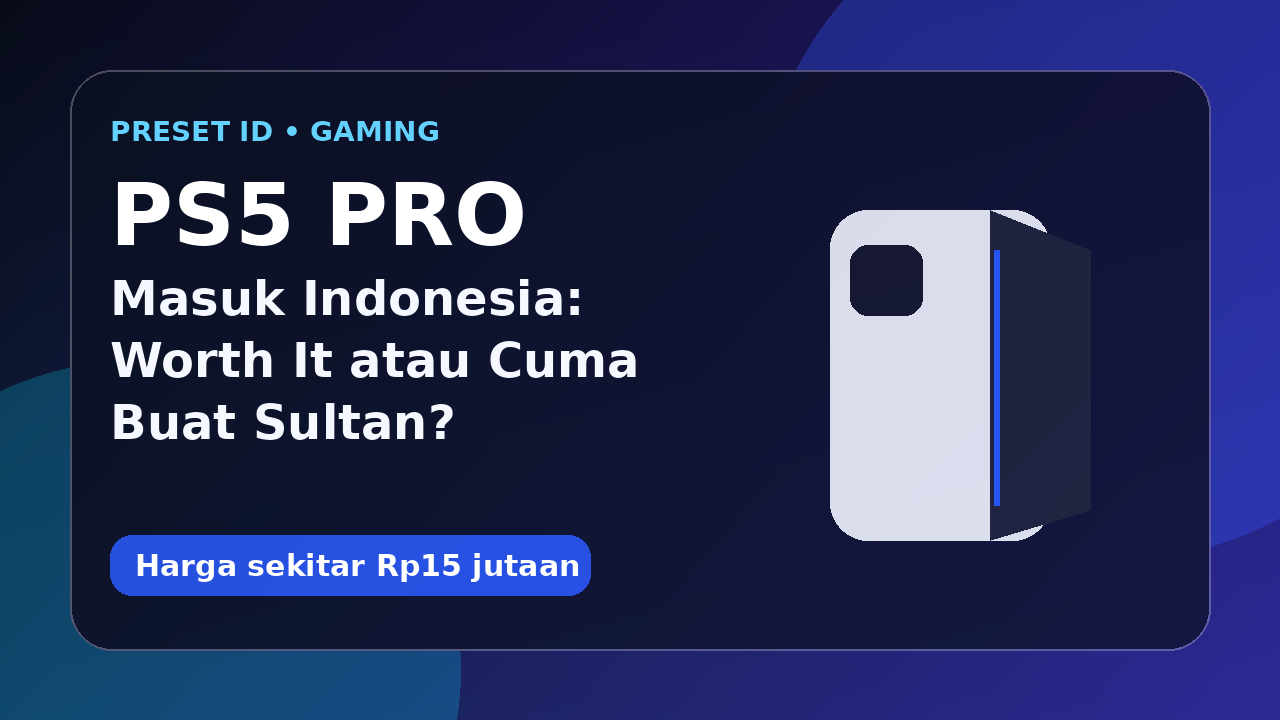 PS5 Pro Indonesia