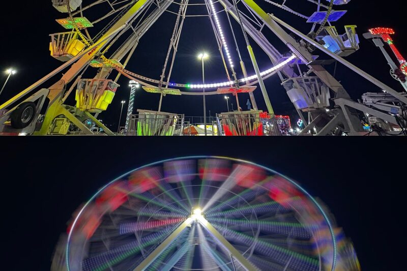 Motion blur aesthetic Instagram 2026 — contoh efek ferris wheel cinematic