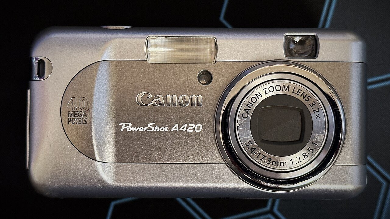 Canon PowerShot A420 kamera digital CCD jadul untuk tren CCD camera aesthetic Instagram 2026