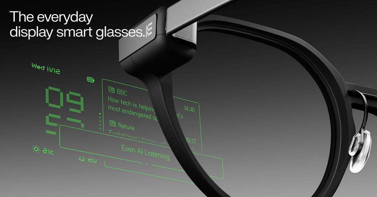 Smart glasses tanpa kamera Even Realities G2 untuk wearable AI produktif