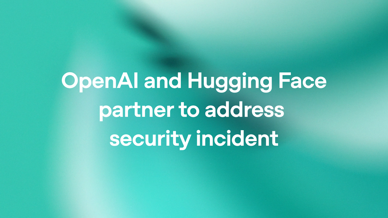OpenAI dan Hugging Face dalam ilustrasi resmi insiden keamanan AI