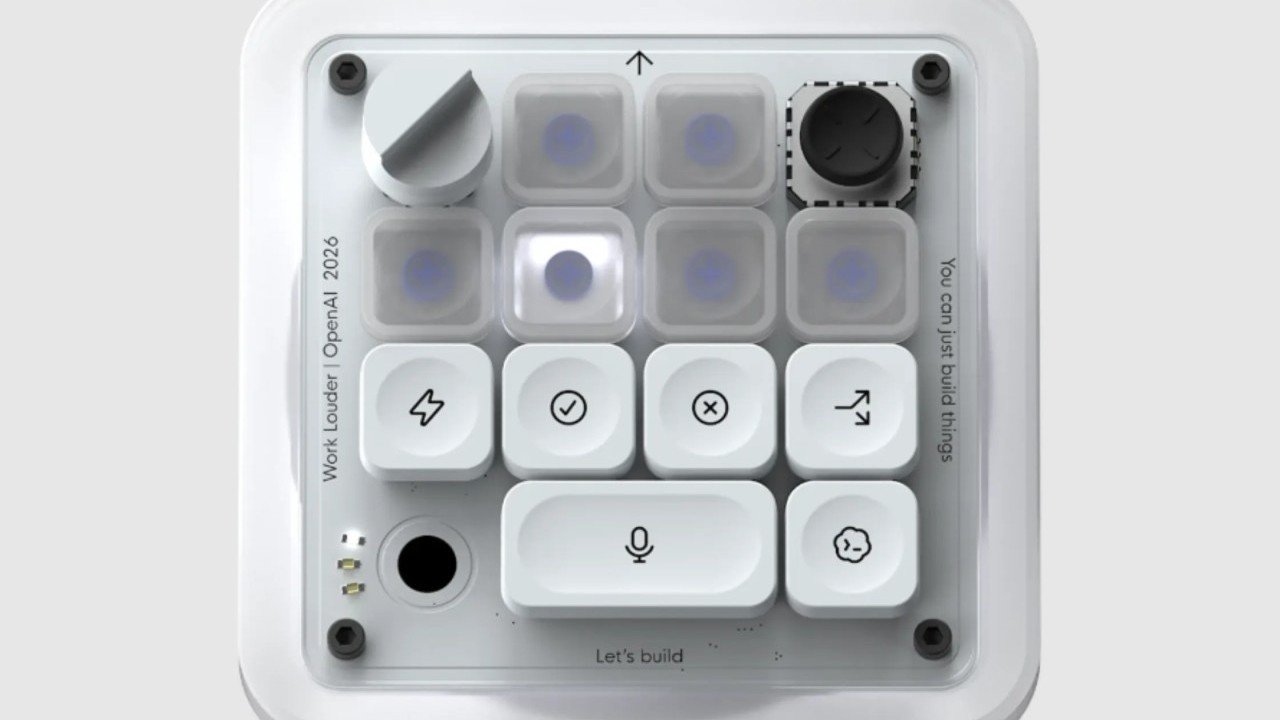 OpenAI Micro keypad AI hardware pertama OpenAI kolaborasi Work Louder