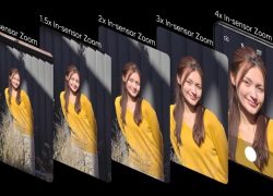 Ilustrasi in-sensor zoom 1x-4x pada sensor kamera Samsung Isocell HPC 200 MP