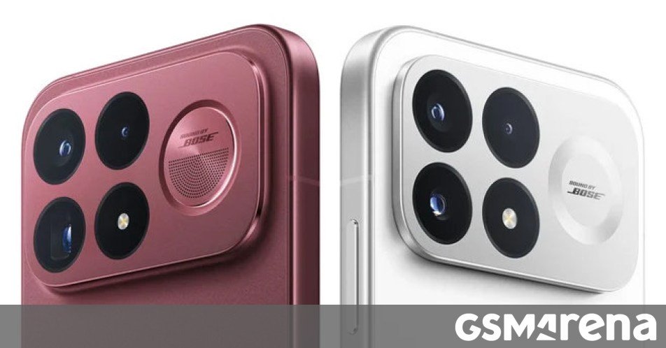 POCO F9 Pro dan F9 Ultra render warna Dark Cherry dan Aurora Green