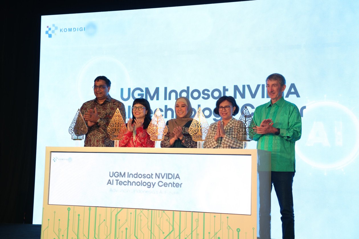Peluncuran AI Technology Center UGM Indosat NVIDIA