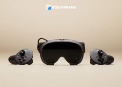 Valve Steam Frame headset VR standalone beserta dua controller