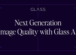 Kartu resmi Glass Imaging bertuliskan Next Generation Image Quality with Glass AI