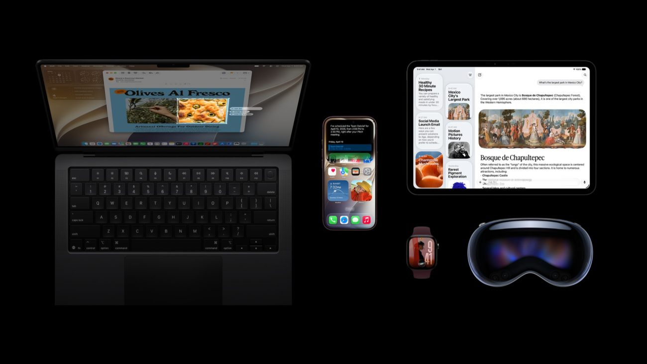 Tampilan iOS 27 dan Siri AI di iPhone 18 Pro bersama perangkat Apple lainnya