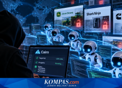 Ilustrasi agen AI dipakai hacker membobol 1.200 website