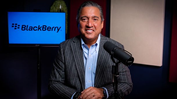 CEO BlackBerry John Giamatteo wawancara CNBC soal robot physical AI dan QNX