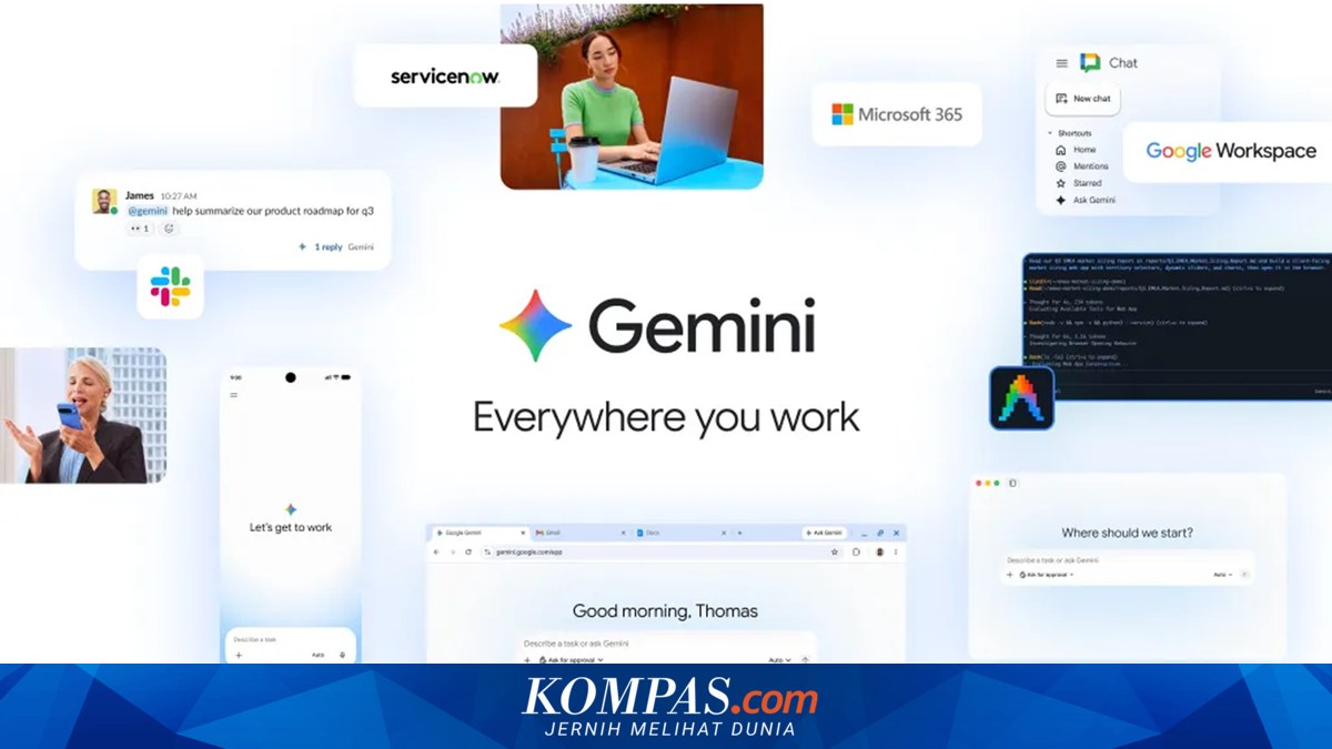 Gemini agent for work rekan kerja virtual dengan akun Google Workspace sendiri