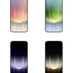 Huawei Mate 90 Series: render empat model dengan layar punch-hole dan wallpaper abstrak