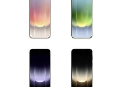 Huawei Mate 90 Series: render empat model dengan layar punch-hole dan wallpaper abstrak