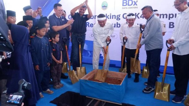 Data center AI BDx di Jatiluhur, Purwakarta, yang dihentikan sementara oleh Pemprov Jawa Barat