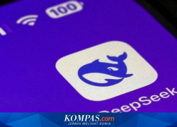 Ilustrasi logo DeepSeek di layar ponsel, terkait rilis DeepSeek V4.1-Flash-1017