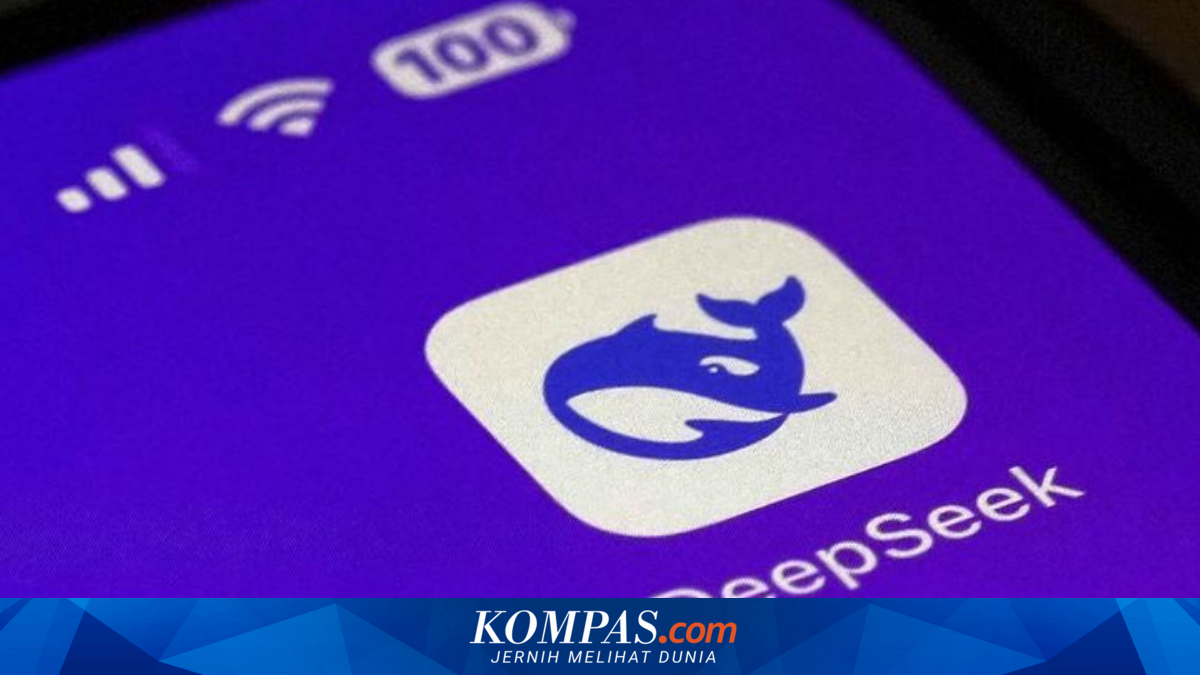 Ilustrasi logo DeepSeek di layar ponsel, terkait rilis DeepSeek V4.1-Flash-1017